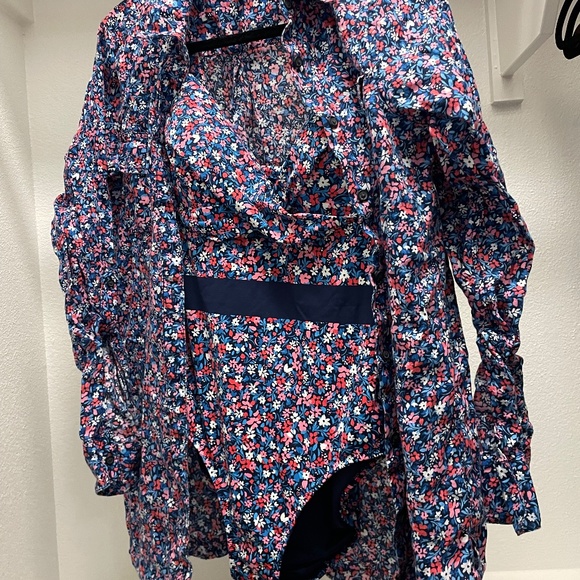 Draper James x Lands End Swimsuit and Coverup - Picture 2 of 13